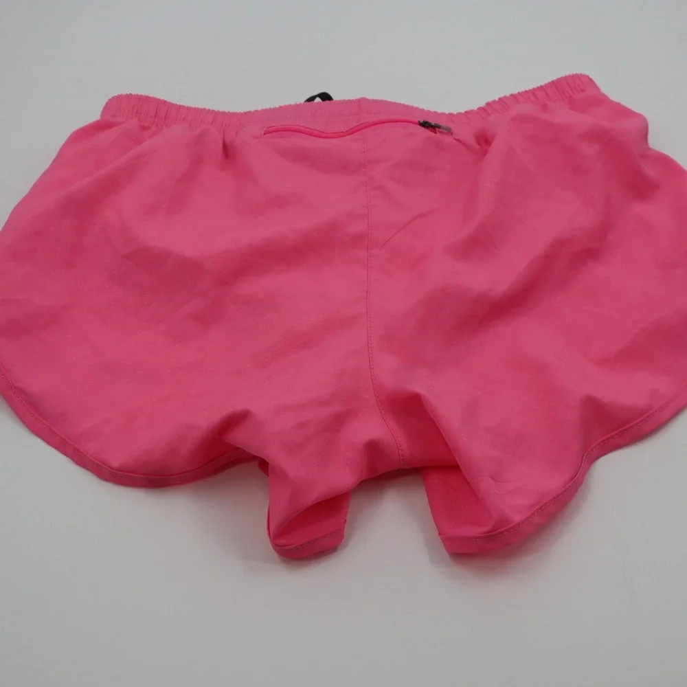 Nike Dri-FIT Running Shorts Womens Small Pink AJ4713-607‎ Mesh Zip Pocket